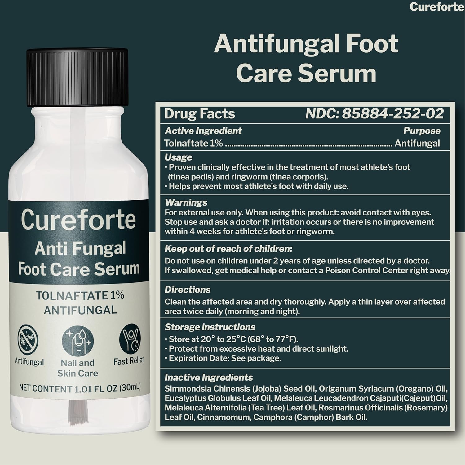 Anti-Fungal Foot Care Serum with Tolnaftate 1% - Image 2
